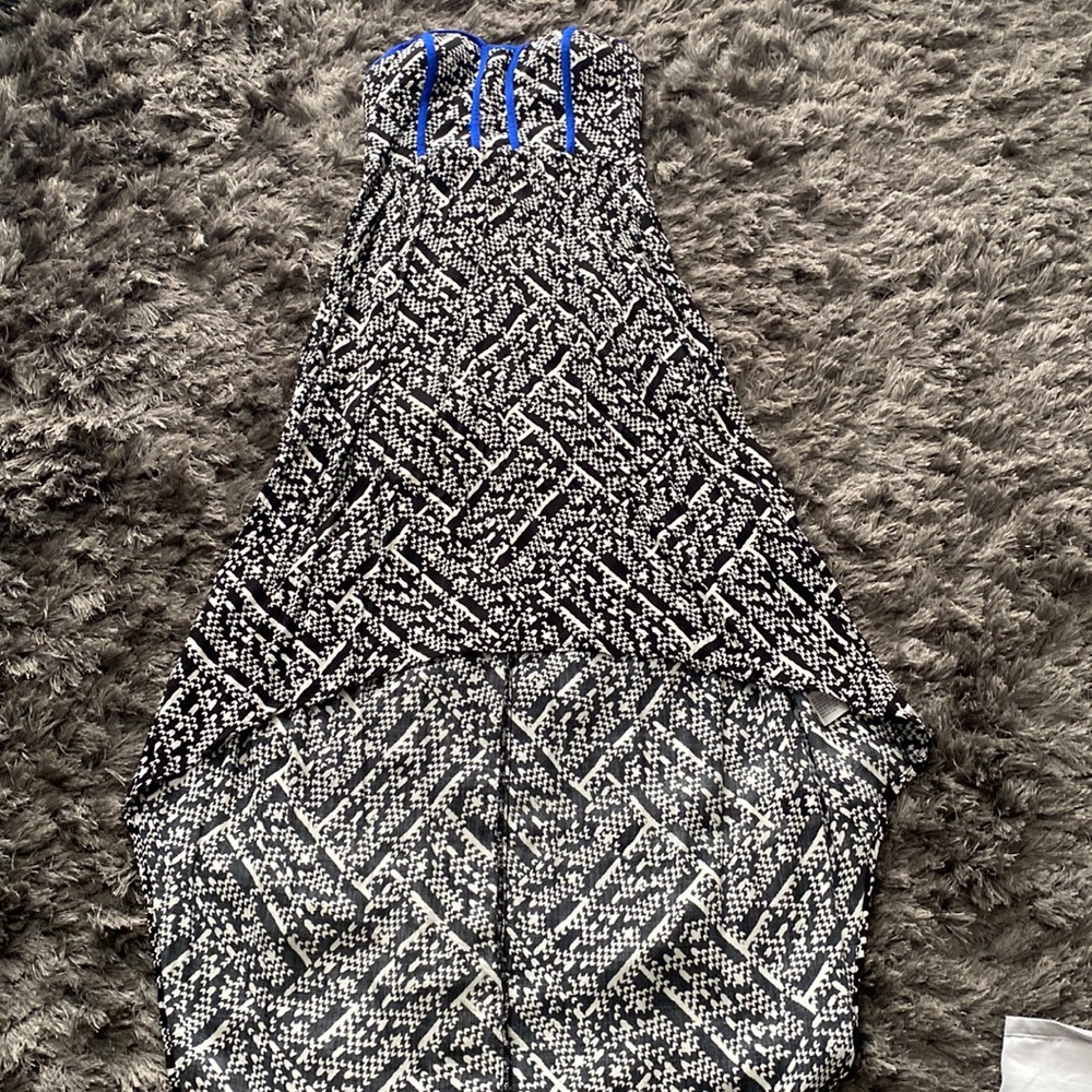 High Low strapless dress